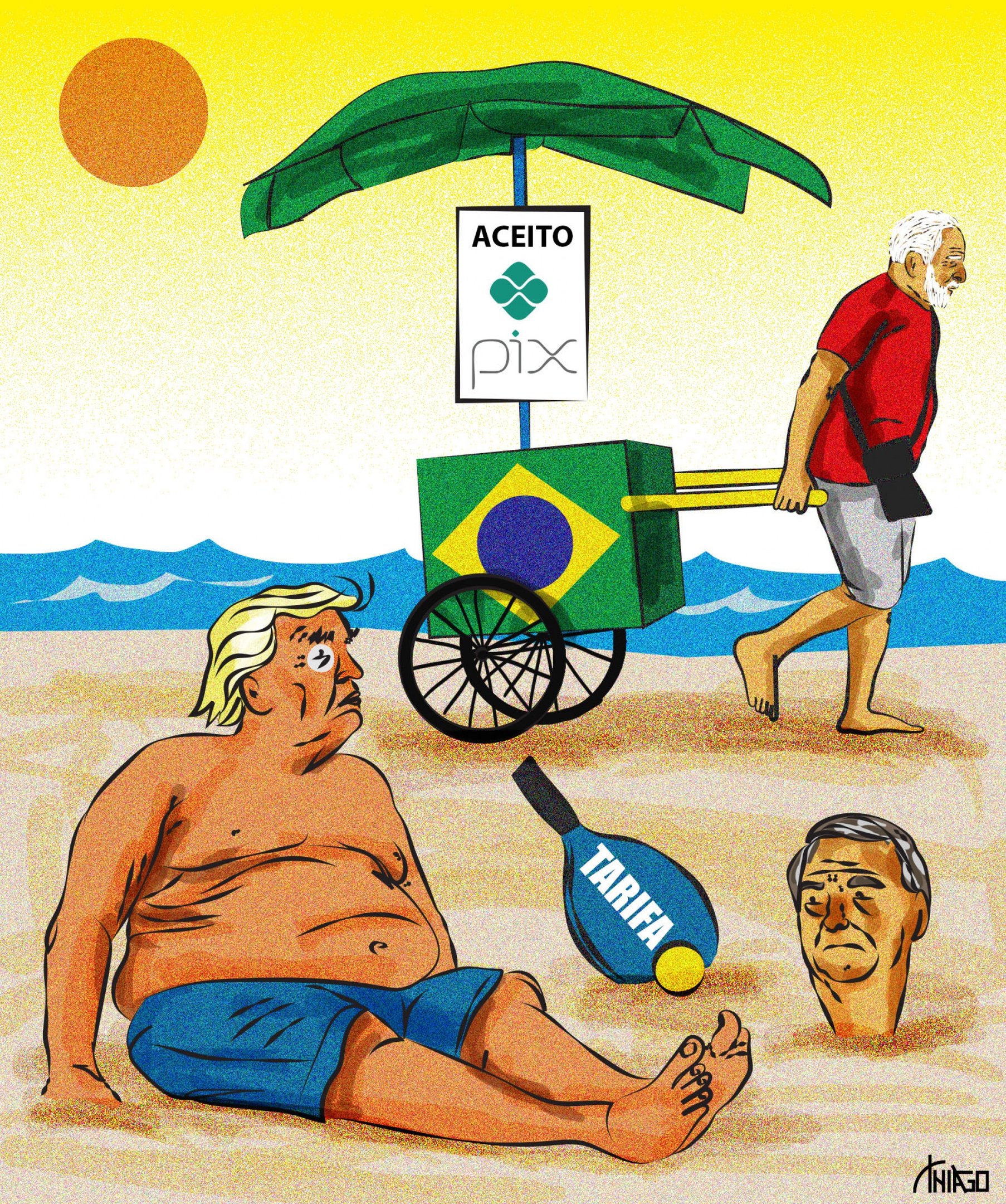 Charge do dia por Thiago Lucas