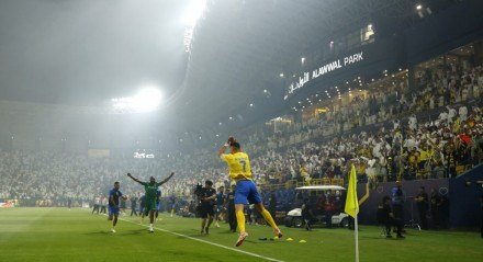Jogador do Grêmio Prudente balançou as redes e, na comemoração, fez comemoração característica de CR7, mas acabou se lesionando.