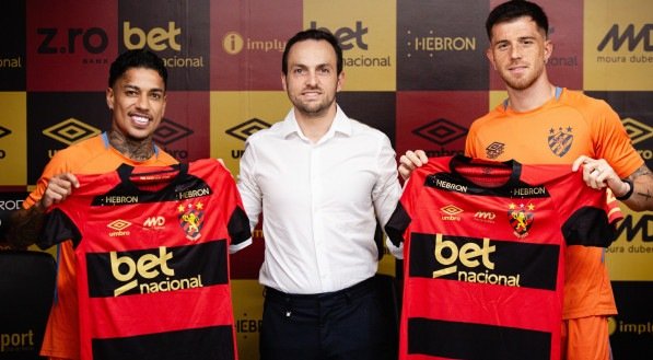 Matheusinho e Ignacio "Colo" Ramírez, novos reforços do Sport