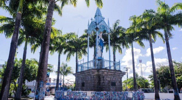 Recife inicia restauro da imagem de Nossa Senhora da Conceição; obra deve durar 45 dias