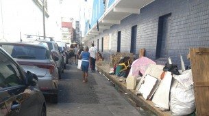 Moradias irregulares no centro do Recife