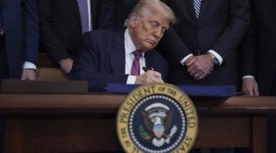 O presidente dos Estados Unidos Donald Trump
