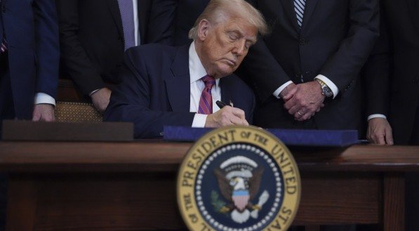 O presidente dos Estados Unidos Donald Trump