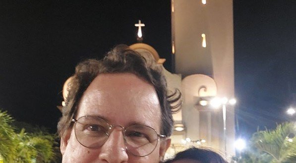 O psicólogo Gustavo Figueirêdo e a dentista Shirley Florêncio, em recente encontro