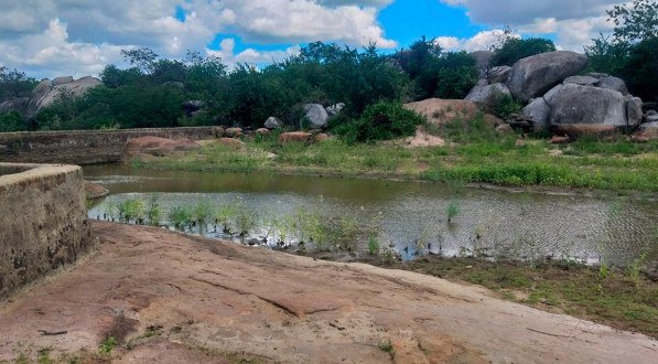 Imagem da Lagoa da Pedra, em Salgueiro
