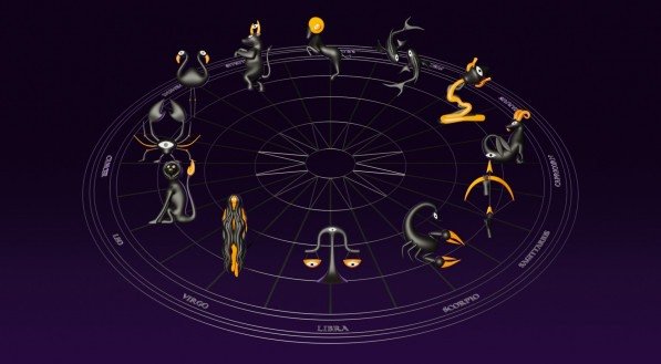Imagem para representar astrologia e signos