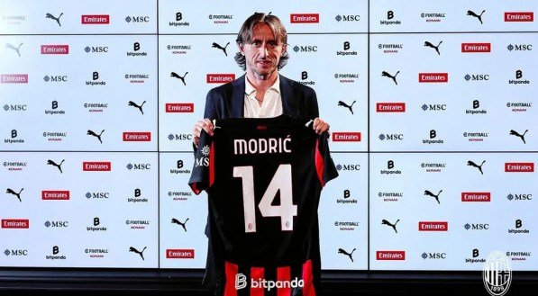 Luka Modric, novo jogador do Milan