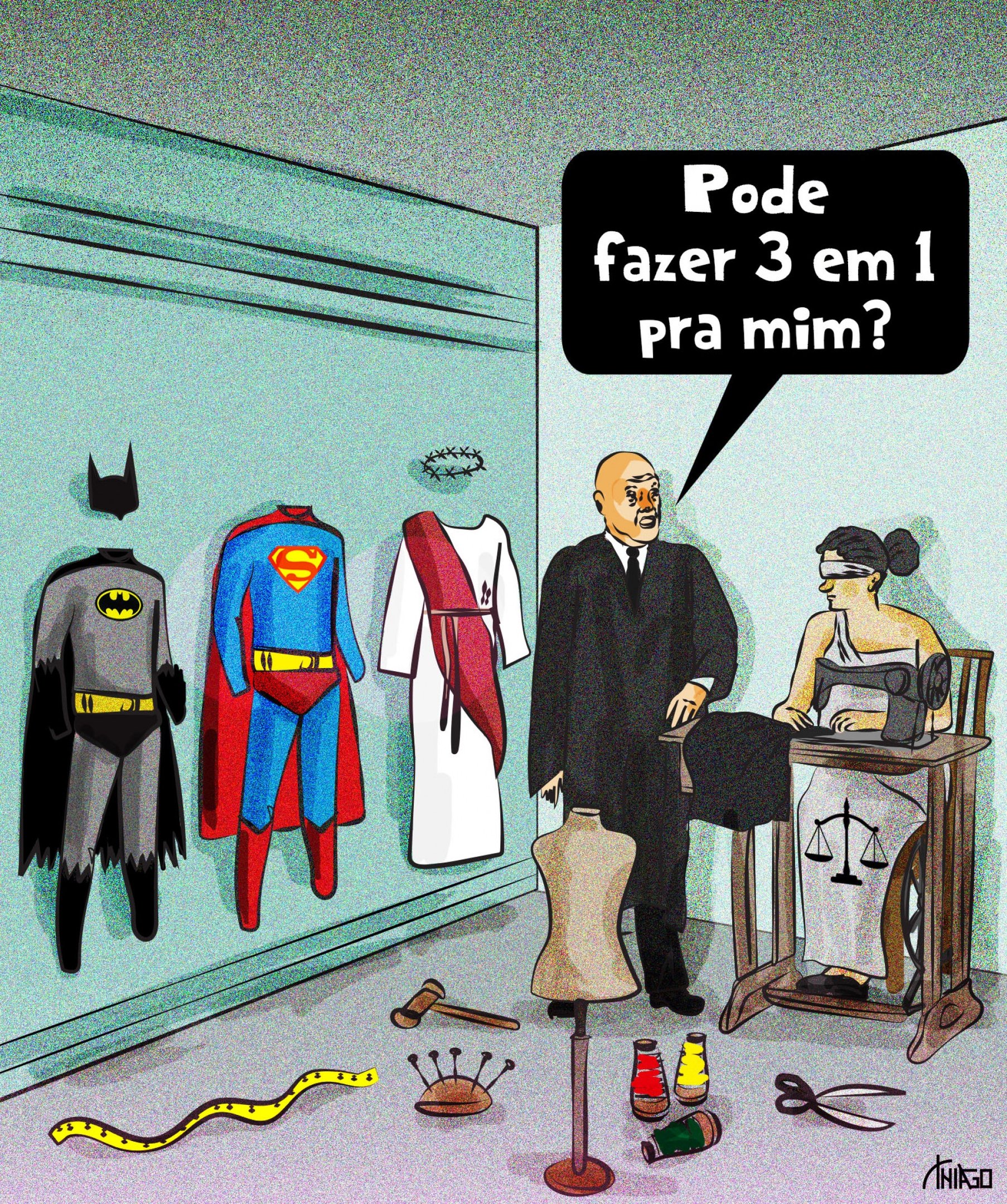 Charge do dia por Thiago Lucas