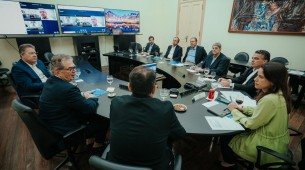 Encontro de Raquel Lyra com lideranças empresariais de setores econômicos de Pernambuco, no Palácio do Campos das Princesas