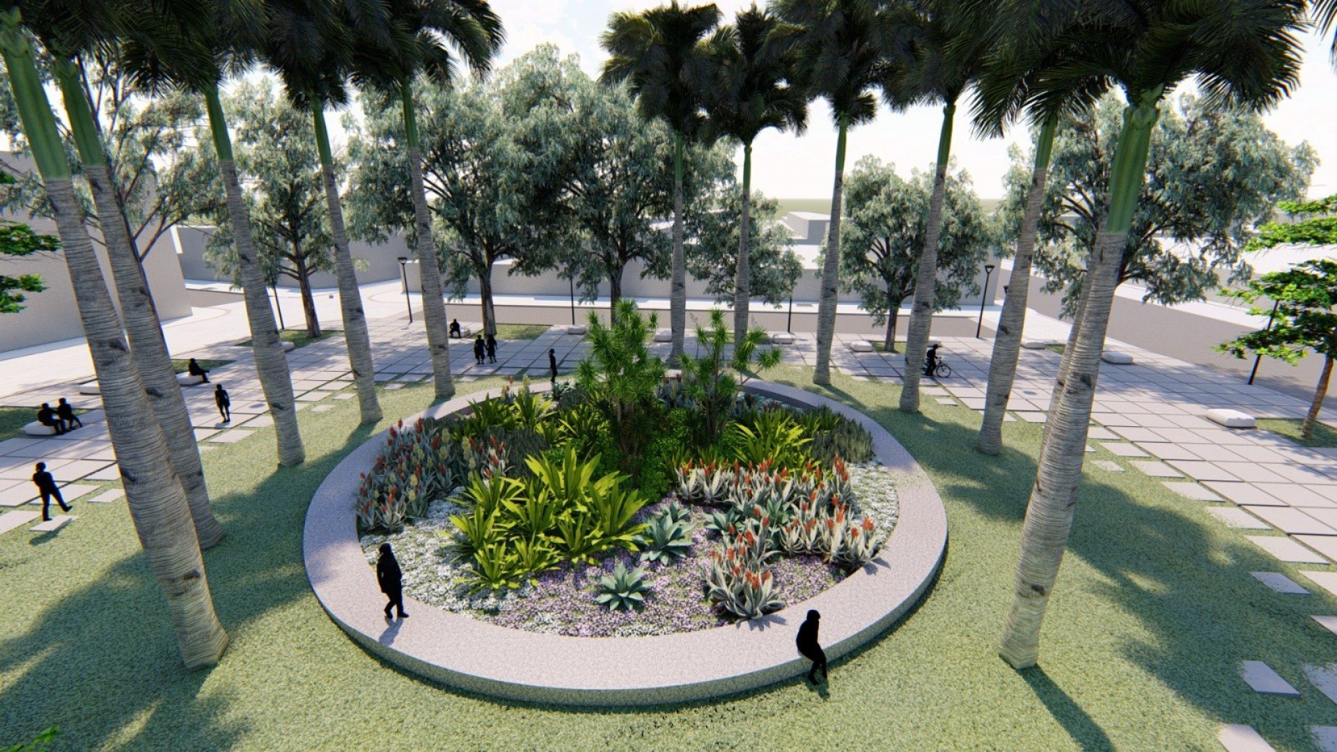 Praça do Arsenal passa por requalificação inspirada na arte de Burle Marx; veja imagens