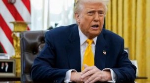 Presidente Donald Trump, dos Estados Unidos.