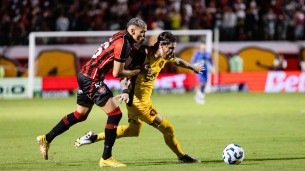 Lance do jogo entre Sport x Vitória na última rodada pelo Brasileirão