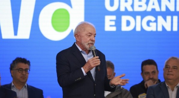 O Presidente da República do Brasil Luiz Inácio Lula da Silva