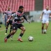 Imagem da partida entre Santa Cruz e Treze, pela Série D