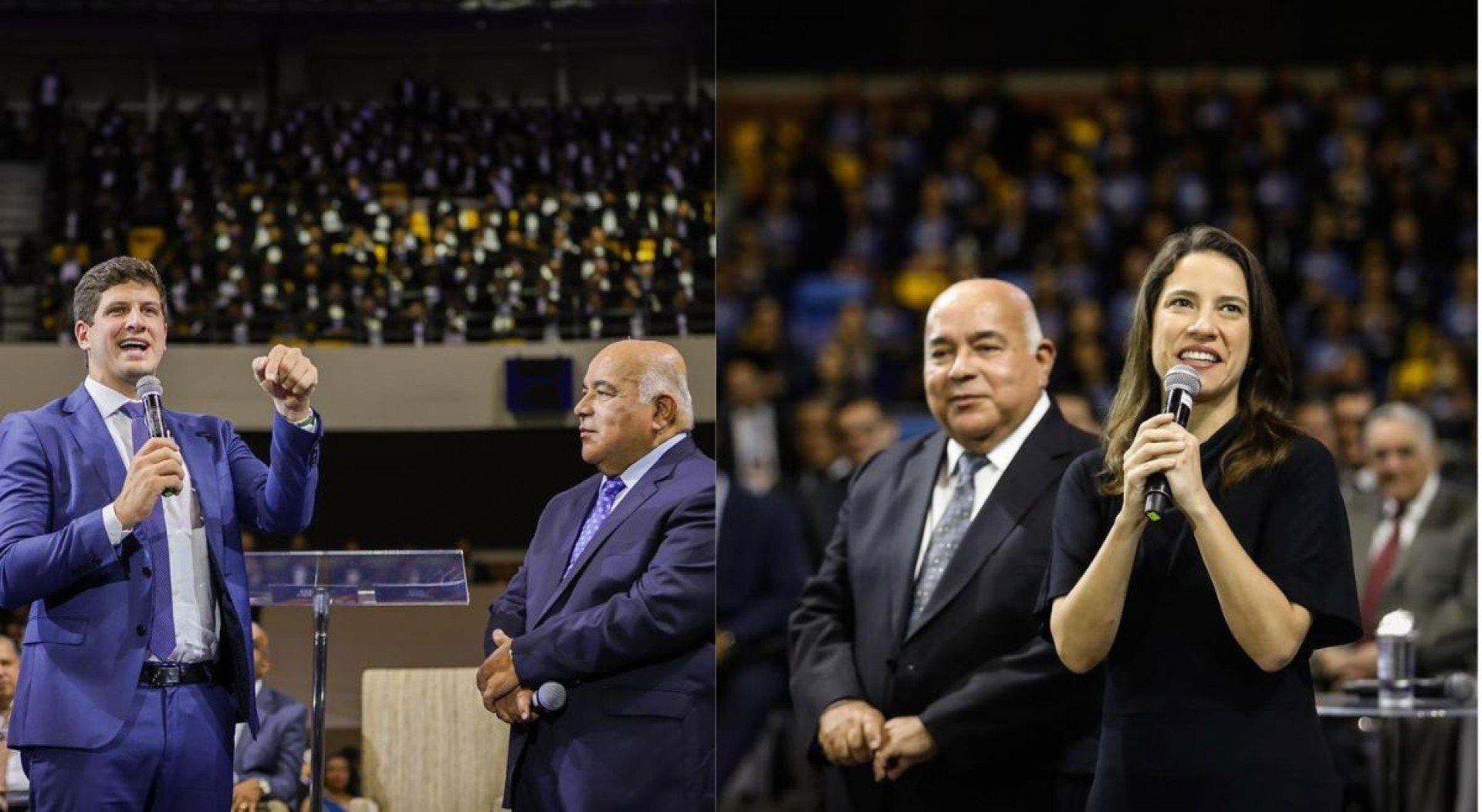 De olho em 2026, João Campos e Raquel Lyra marcam presença no 43º Congresso de Jovens da Igreja Assembleia de Deus