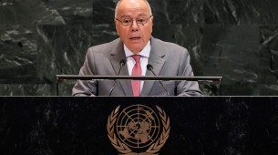 Mauro Vieira ao discursar contra ações de Israel