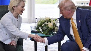 Von der Leyen e Trump chegam a acordo comercial entre UE e EUA para evitar guerra tarifária total