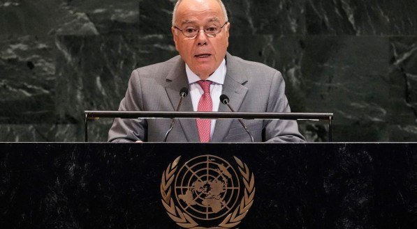 Mauro Vieira ao discursar contra ações de Israel