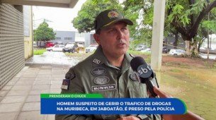 Operação policial em Muribeca apreende armas, drogas e prende líder do tráfico conhecido como Chuck