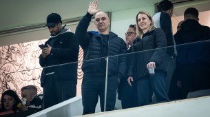 Ministro do STF, Alexandre de Moraes assiste à partida entre Corinthians x Palmeiras, válida pelas oitavas de final da Copa do Brasil