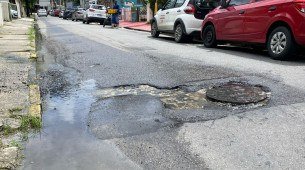 Extravasamento de esgoto nos Aflitos