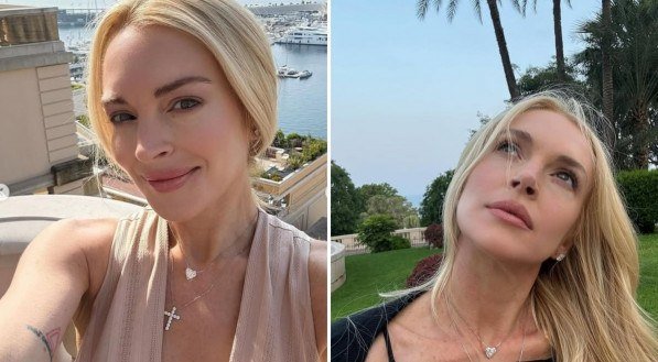 Lindsay Lohan e o rabo de cavalo alto que revive o glamour dos anos 2000 em 2025