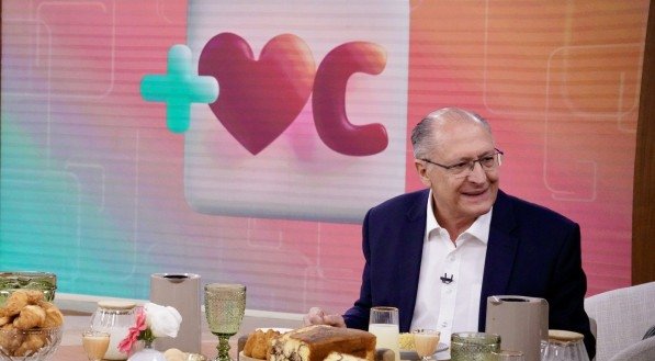 Vice Presidente da República Geraldo Alckmin durante Participação no Programa Mais Você TV Globo em São Paulo