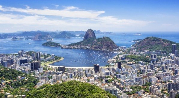 Imagem do Pão de Açúcar no Rio de Janeiro, Brasil