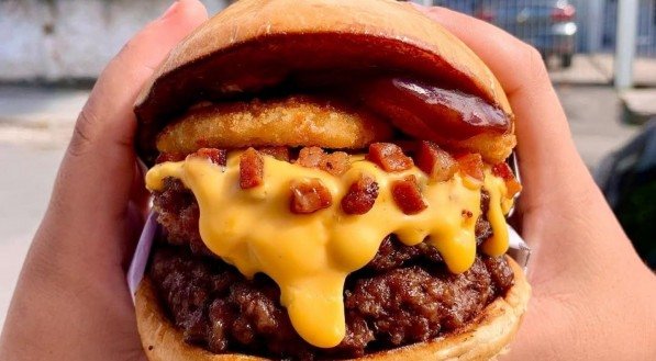 Hambúrguer 'Rochelle', da Bed Stuy Burguer