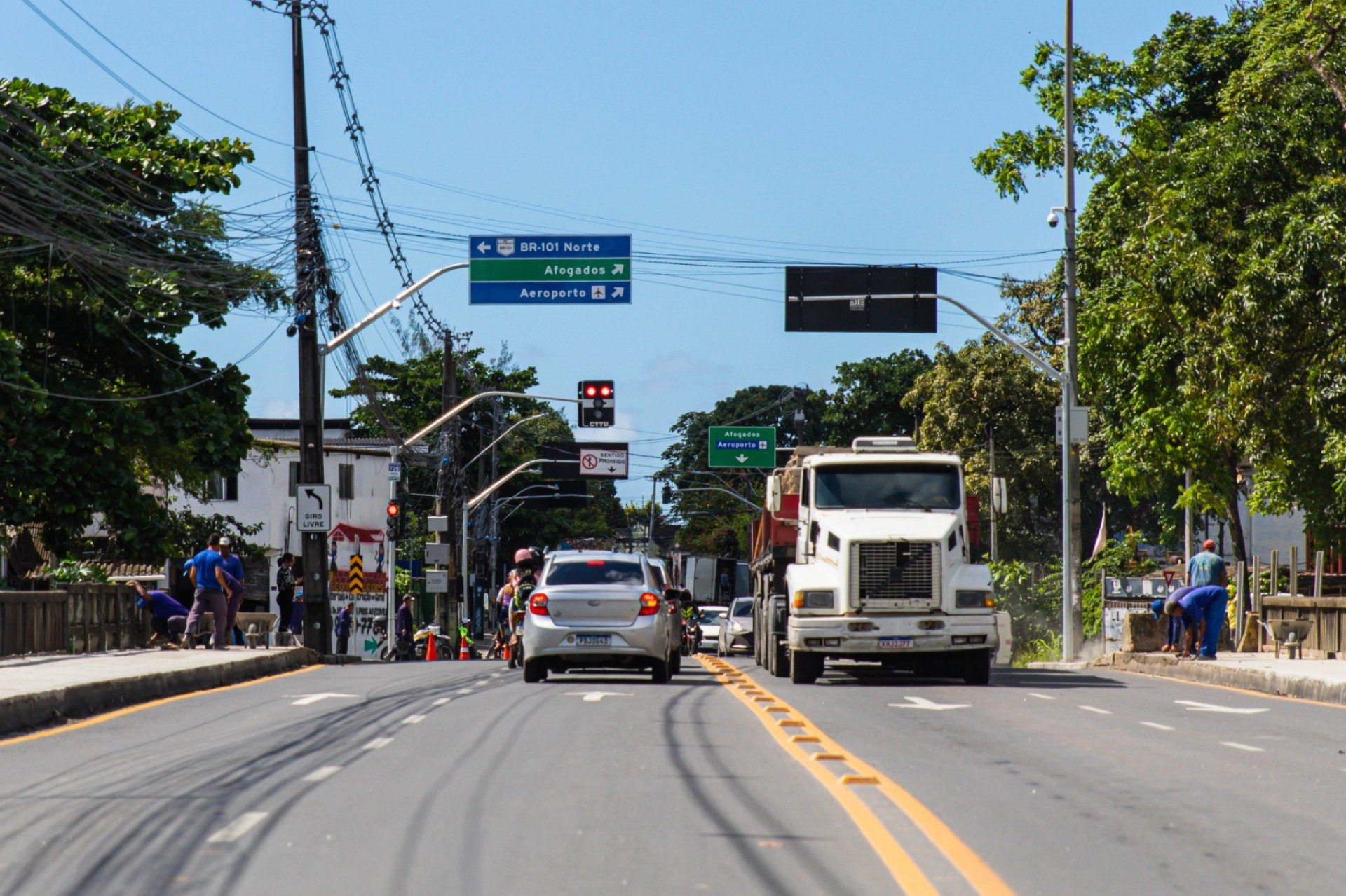 Obras na Avenida Doutor José Rufino no Barro trazem melhorias viárias e mudanças no trânsito