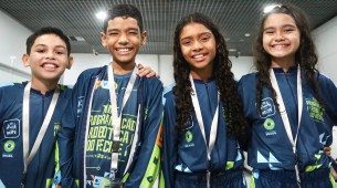 A equipe selecionada é formada pelos estudantes da Escola Municipal de Tempo Integral Professor João Batista Lippo Neto e da Escola Municipal Rodolfo Aureliano