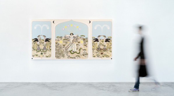 Obra "As firmações no templo da cidade Mestra".