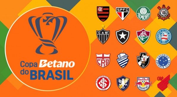 Os 16 times que disputam as oitavas-de-final da Copa do Brasil