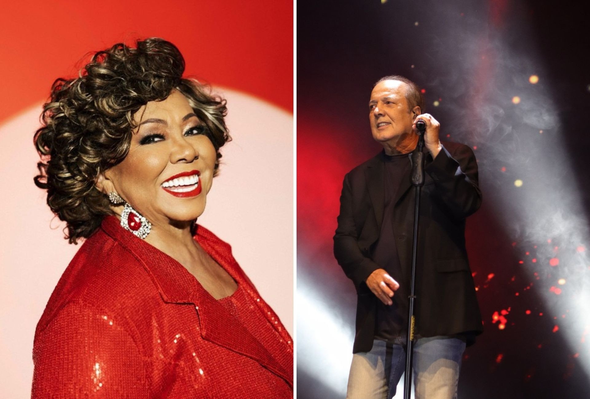 José Augusto e Alcione fazem show no Classic Hall nesta sexta (8) com repertório repleto de sucessos