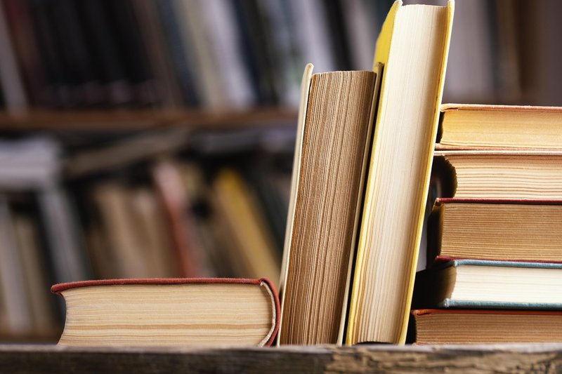 Livros próximos uns dos outros