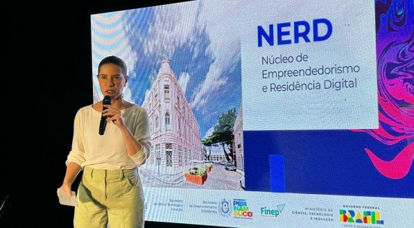 Raquel Lyra participou de cerimônia de lançamento do projeto NERD, do Porto Digital, no Recife