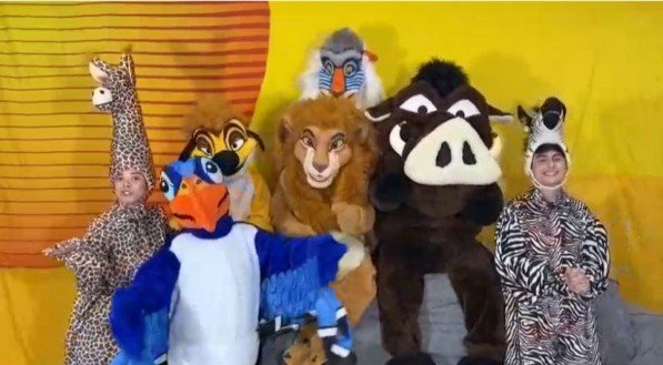 Espetáculo "O Rei da Selva"