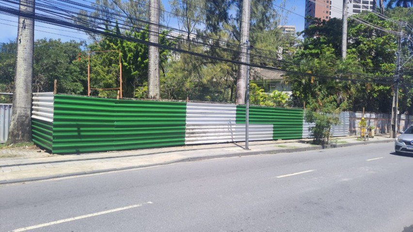 Antigo terreno do Colégio Americano Batista, no Recife