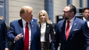 O empresário Jason Miller, conselheiro do presidente dos Estados Unidos, Donald Trump