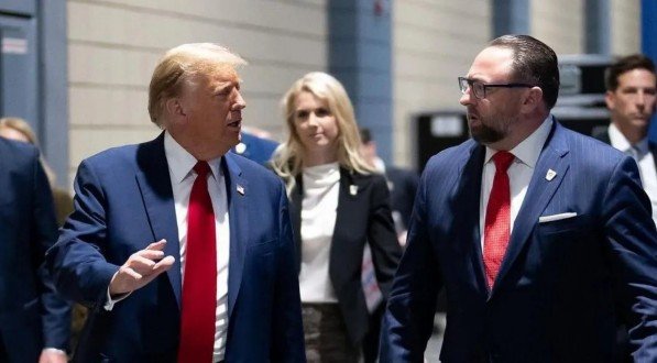O empresário Jason Miller, conselheiro do presidente dos Estados Unidos, Donald Trump