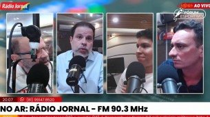 Bruno Rodrigues, presidente do Santa Cruz, em entrevista ao Fórum Esportivo, da Rádio Jornal