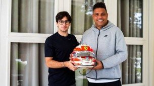 Rafael Câmera ao lado de Ronaldo Fenômeno