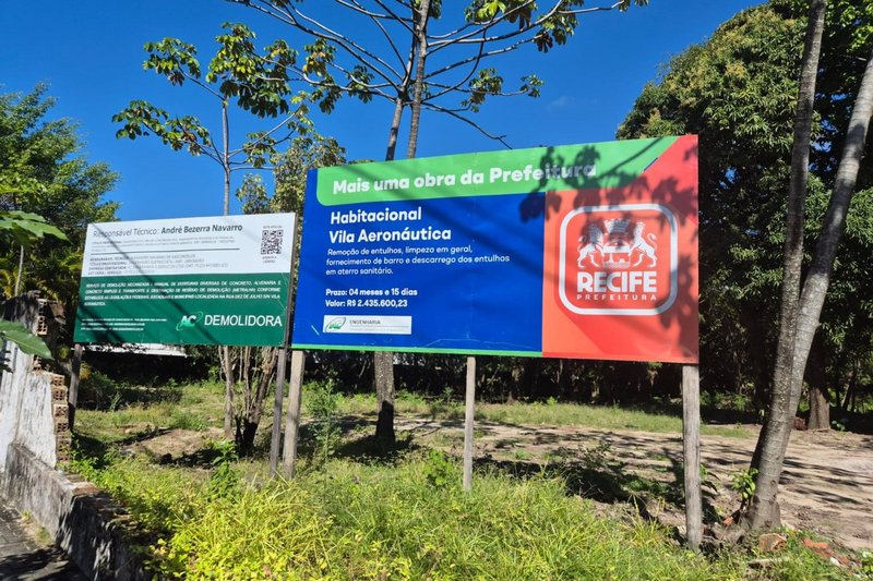 Empresa recebeu da Prefeitura do Recife R$ 2,5 milhões para demolição de 85 casas em Boa Viagem.