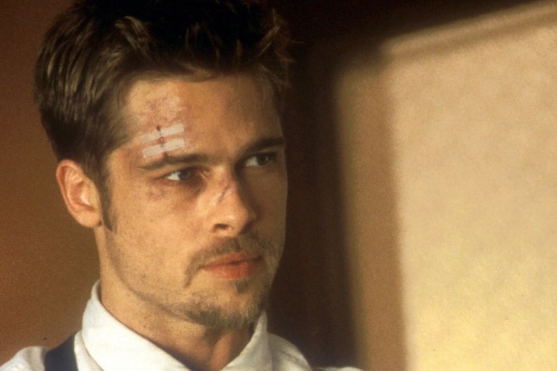 Brad Pitt em "Seven"