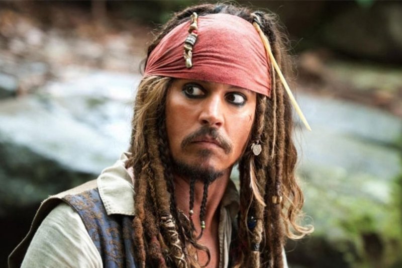 Jack Sparrow, interpretado por Johnny Depp
