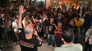 Sindicato dos Metroviários de Pernambuco (Sindmetro-PE) realizou assembleia extraordinária nesta quarta-feira (13), na Estação Central do Recife