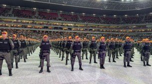 Formatura de 2.299 novos policiais militares em Pernambuco