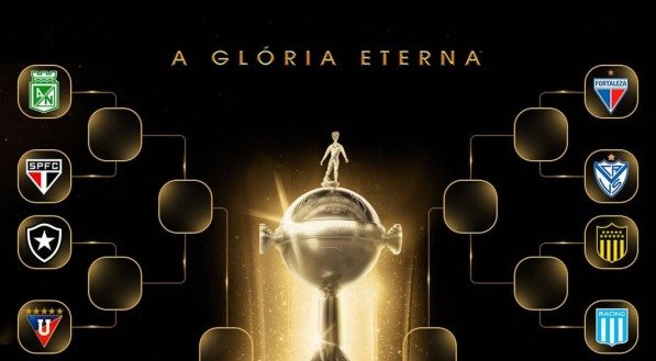 Todos confrontos da oitavas de final da Libertadores 2025