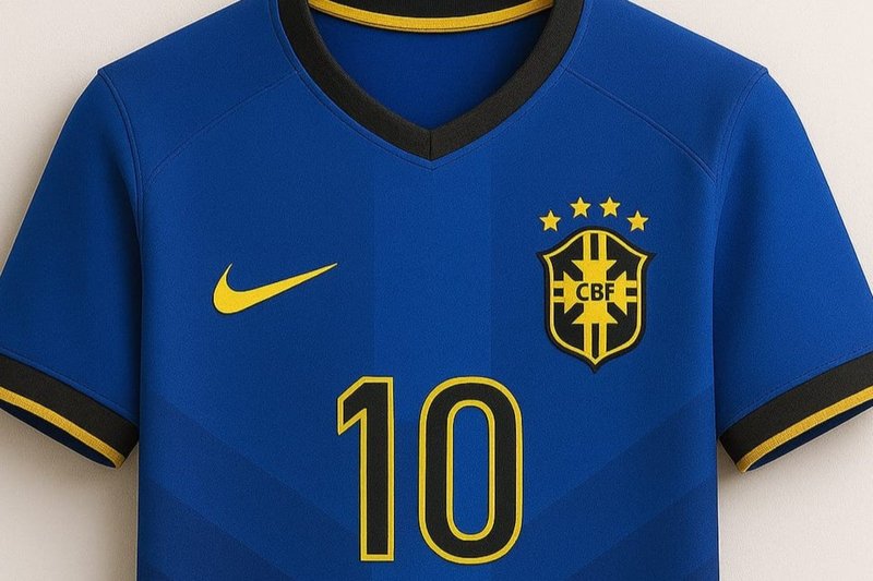 Camisa do Brasil terá detalhes em preto na Copa do Mundo 2026
