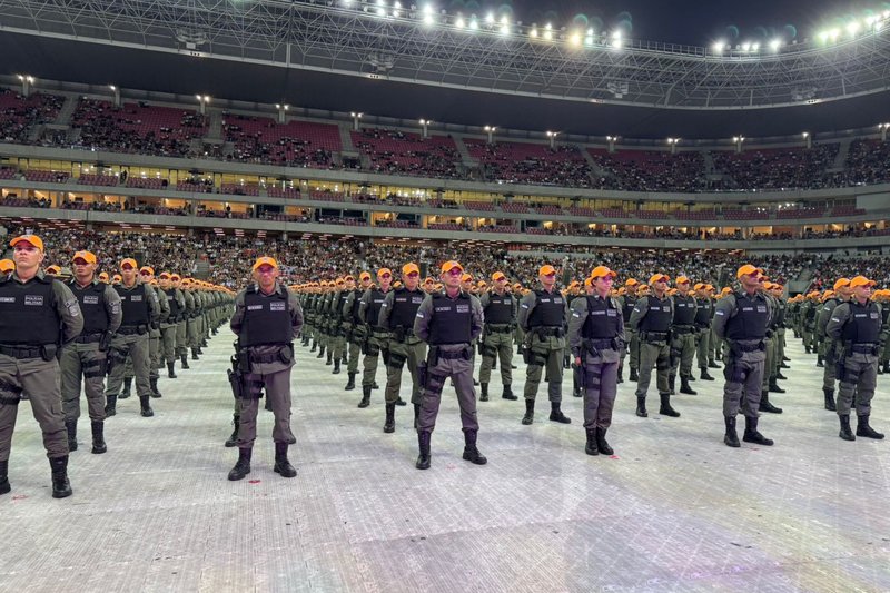 Formatura de 2.299 novos policiais militares em Pernambuco